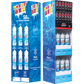 DISPLAY 24 FLACONS 50ml + 24  NICOSHOOT OFFERTS