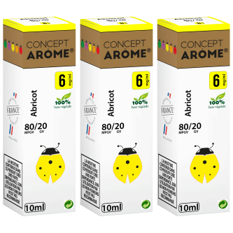 3x10ML ABRICOT 06MG