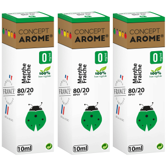 3x10ML MENTHE FRAICHE 00MG