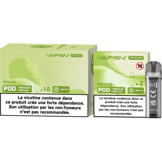 B.10 PODS VAPEN MENTHE 20MG (5 x 2 PODS)