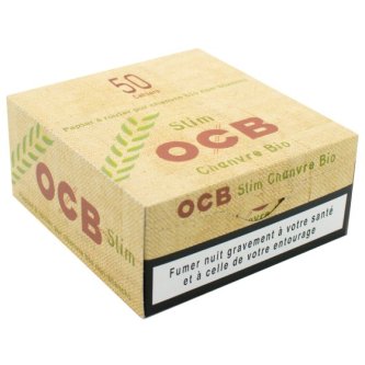 B.50 OCB SLIM CHANVRE BIO CAHIERS