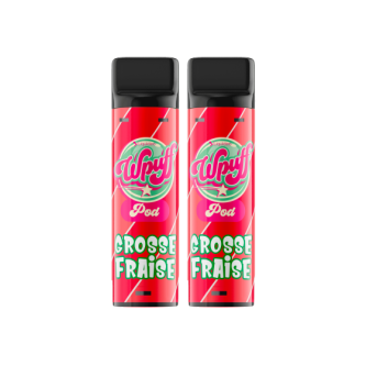 ETUIS 2 PODS V2 GROSSE FRAISE 17MG