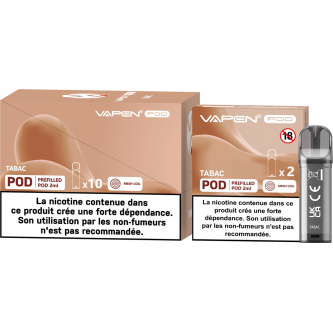 B.10 PODS VAPEN TABAC 10MG (5 x 2 PODS)