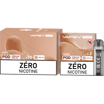 B.10 PODS VAPEN TABAC 0MG (5 x 2 PODS)