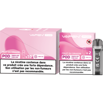 B.10 PODS VAPEN FRUIT DU DRAGON PASTEQUE CITRON 10MG (5 x 2 PODS)