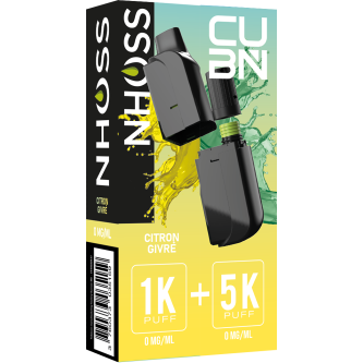 B.5 CUB'N POD 2ML + FLACON 10ML CITRON GIVRE 00MG