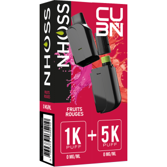 B.5 CUB'N POD 2ML + FLACON 10ML FRUITS ROUGES 00MG