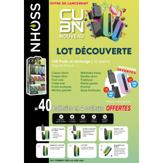 LOT DECOUVERTE CUB'N MAX