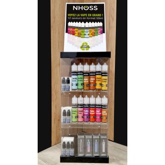 OFFRE DE LANCEMENT NHOSS 50ML + VITRINE PLEXI OFFERT