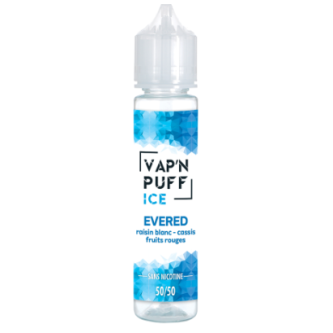 FL 50ML 50/50 VAP'N PUFF ICE EVERED 0MG