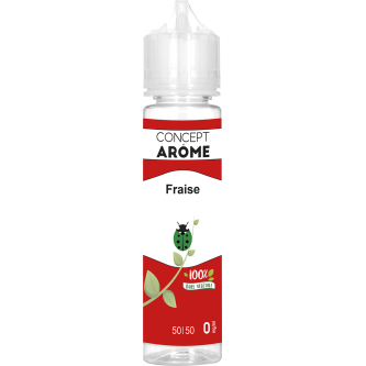 FL 50ML 50/50 FRAISE 0MG