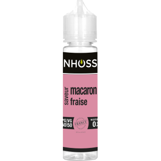 FL 50ML 50/50 NHOSS MACARON FRAISE 0MG