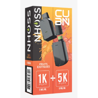 B.5 CUB'N POD 2ML + FLACON 10ML FRUITS EXOTIQUES 20MG