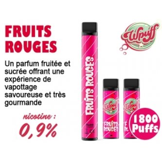 START KIT 1800 WP FRUITS ROUGES 9MG