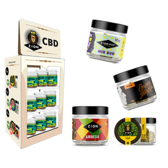 OFFRE CBD = 10 POTS XTREM + PRÉSENTOIR OFFERTS