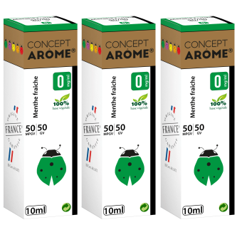 3x10ML MENTHE FRAICHE 00MG