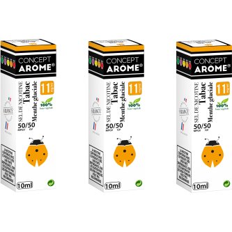 3x10ML MENTHE GLACIALE 11MG