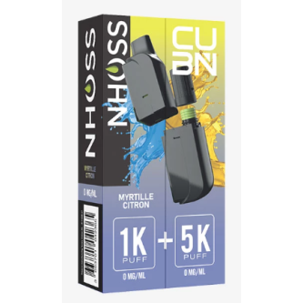 B.5 CUB'N POD 2ML + FLACON 10ML MYRTILLE CITRON 20MG