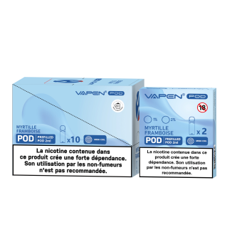 B.10 PODS MYRTILLE FRAMBOISE 10MG (5X2 PODS)