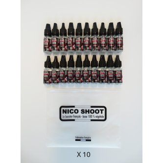 C.10 SACHETS ZIP DE 20 NICOSHOOTS