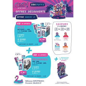 OFFRE DECOUVERTE OH MY PUFF ! BASIC 2
