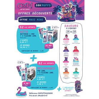 OFFRE DECOUVERTE OH MY PUFF ! MAXI MINI