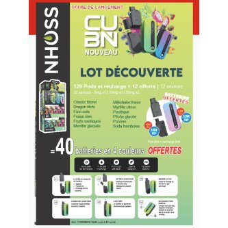 LOT DECOUVERTE CUB'N MAX