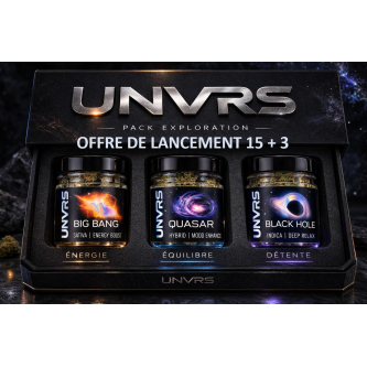OFFRE DE LANCEMENT CBD UNVRS 15 + 3