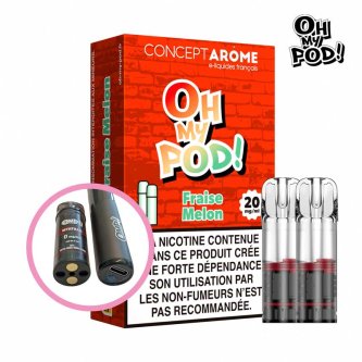 B.2 PODS RONDS FRAISE MELON 20MG