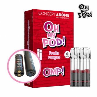 B.2 PODS RONDS FRUITS ROUGES 00MG