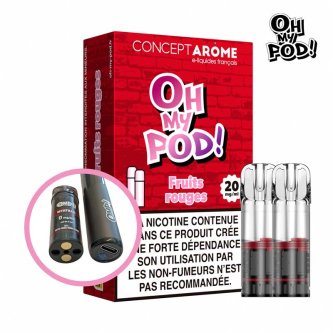 B.2 PODS RONDS FRUITS ROUGES 20MG