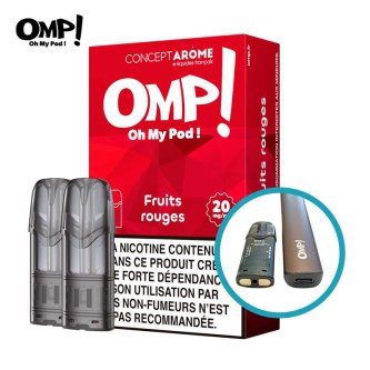 B.2 PODS PLATS FRUITS ROUGES 20MG