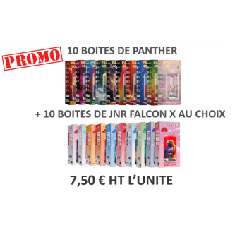 PROMO 10 B.5 PANTHER 40K + 10 B.5 JNR FALCON X PLUS