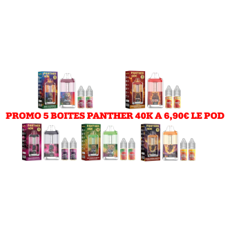 PROMO 5 BOITES PANTHER 40K
