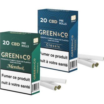 3 CARTOUCHES DE 10 PAQUETS GREEN&CO