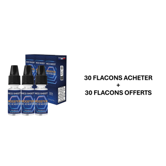 PROMO 30 FLACONS DE SEL DE NICOTINE + 30 OFFERTS
