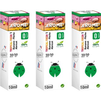 3x10ML Tropical Fresh n°1 00MG