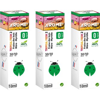 3x10ML Tropical Fresh n°2 00MG