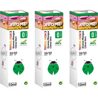 3x10ML Tropical Fresh n°3 00MG