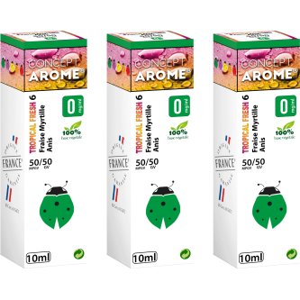 3x10ML Tropical Fresh n°6 00MG