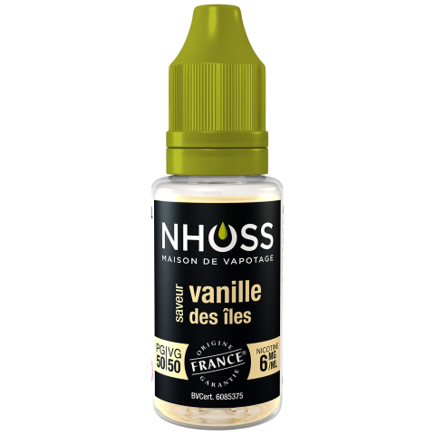 5X10ml Vanille des iles 6mg