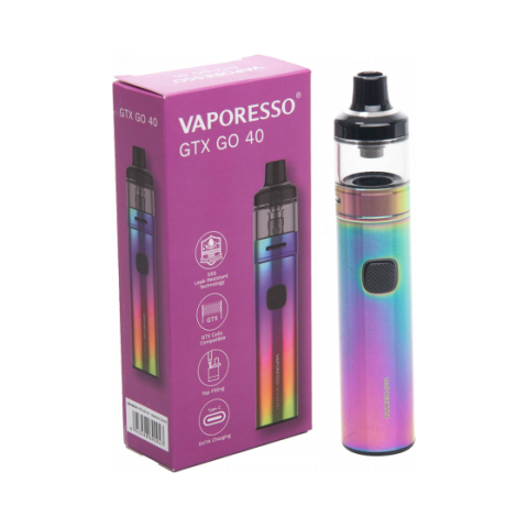 KIT GTX GO40 RAINBOW VAPO - GTX GO 40 - VAPORESSO - E-CIGARETTES