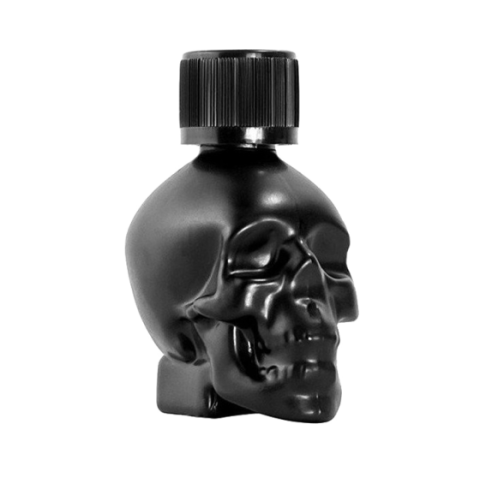 Poppers Tte de Mort Black Skull 24 ml - POPPERS - DIVERSIFICATION - Maison  de Vapotage