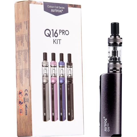 KIT Q16 PRO NOIR - KIT Q16 PRO - JUSTFOG - E-CIGARETTES